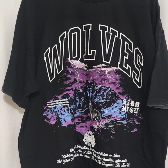 Darc Sport Wolves Club Short Sleeve T Shirt Oversized  XXL  # 26-1000 - Picture 1 of 3